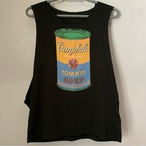 Uniqlo x Campbell’s Tomato Soup Andy Warhol Cut-Off Tank Top Small